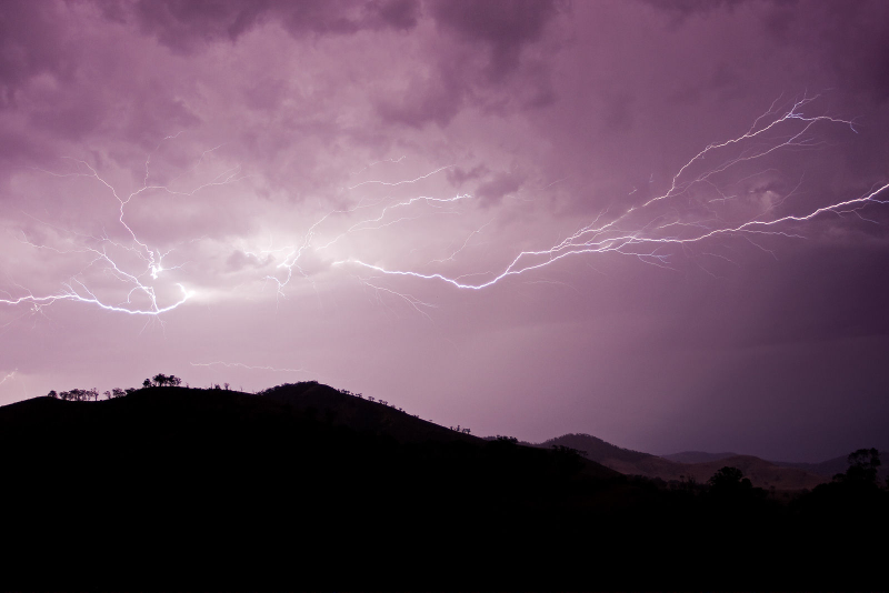 Rayo de nube a nube. Wikimedia Commons